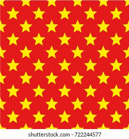 Seamless vector pattern with stars. Retro, vintage background Flat Scandinavian style for print on fabric, gift wrap, scrap booking, patchwork Modern graphic design. Hipster creative tileable print.
