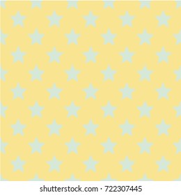 Seamless vector pattern with stars. Retro, vintage background Flat Scandinavian style for print on fabric, gift wrap, scrap booking, patchwork Modern graphic design. Hipster creative tileable print.
