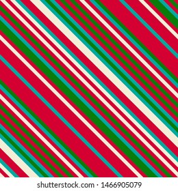 Seamless vector pattern. Striped diagonal pattern for printing on fabric, paper, wrapping, scrapbooking, websites Background with slanted lines Vector illustration
