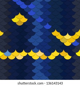 Seamless vector pattern. Stylization under skin of a snake Natrix natrix