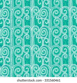 seamless vector pattern with stylized grass