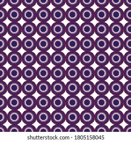 seamless vector pattern of swirling dots