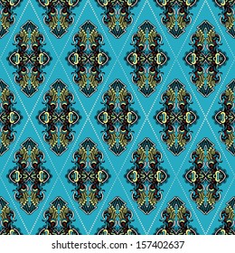 Seamless vector pattern textile motif