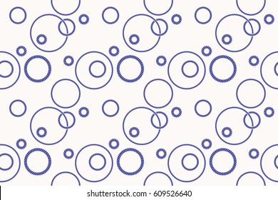Seamless vector pattern texture background with rope rings