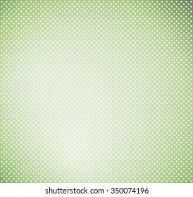 Seamless vector pattern or texture with colorful polka dots on a colored background for design and print.