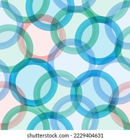 Seamless vector pattern with tie dye spiral on white background. Simple colourful spiral wallpaper design. Artistic deco fashion textile.