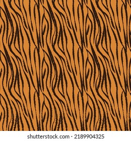Seamless vector pattern of tiger skin.