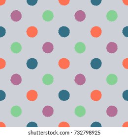 Seamless vector pattern, tile with inc splash, blots, smudge and brush strokes. Grunge endless template for web background, prints, wallpaper, surface, wrapping, repeat elements for design.