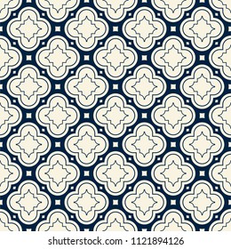 Seamless vector pattern in traditional Arab style. Patten lattice. Abstract ornament. Vector color background.