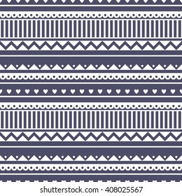 Seamless vector pattern.  Traditional ethno background in blue colors. Series of National, Folk, Ethnic and Traditional Seamless Patterns.