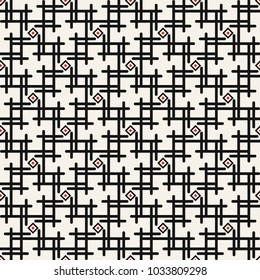 Seamless vector pattern in traditional Japanese style. Lattice and rhombus. Vector color background.