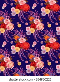 Chinese Flower Pattern Images, Stock Photos & Vectors | Shutterstock