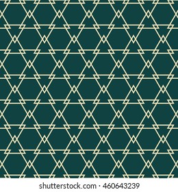 Seamless Vector Pattern with Triangles. Geometric Ornament for Design. Bright Background Abstract Illustration.