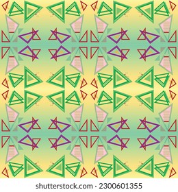 Seamless vector pattern. Tribal art print. Vintage background.