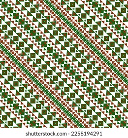 Patrón vectorial sin cable. Ornamento étnico tribal. Estilo azteca.