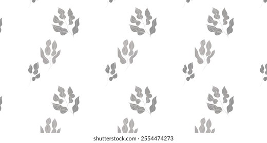 
Seamless vector pattern, twigs and leaves, for bed linen, wallpaper and texture