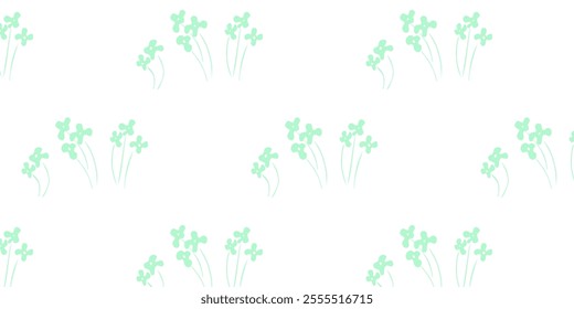 Seamless vector pattern, twigs and leaves, for bed linen, wallpaper and texture