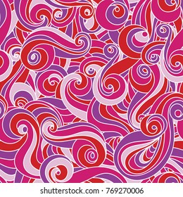 Seamless vector pattern. Van Gogh style