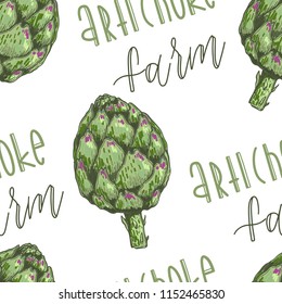 Seamless vector pattern with vegetable broccoli . For kitchen, for printing on textiles, phone case. Mix design for fabric and decor.Vitamin farm, drawing, product market. Hand draw illustration.