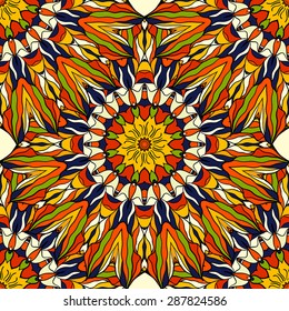 Seamless vector pattern. Vintage decorative elements. Hand drawn background.