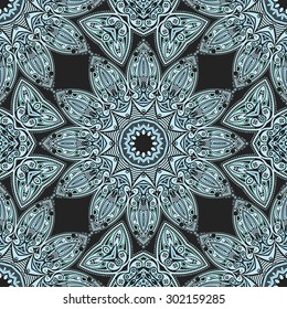 Seamless vector pattern. Vintage decorative elements. Hand drawn background.