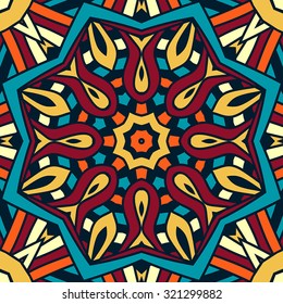 Seamless vector pattern. Vintage decorative elements. Hand drawn background.