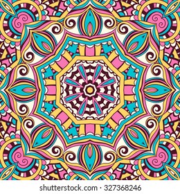 Seamless vector pattern. Vintage decorative elements. Hand drawn background.