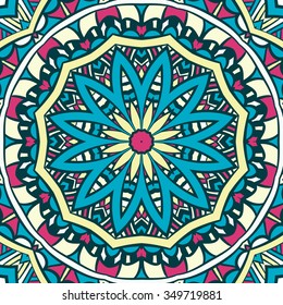 Seamless vector pattern. Vintage decorative elements. Hand drawn background.