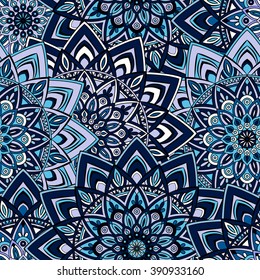 Seamless vector pattern. Vintage decorative elements. Hand drawn background.