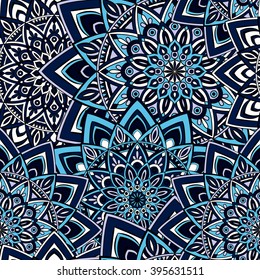 Seamless vector pattern. Vintage decorative elements. Hand drawn background.