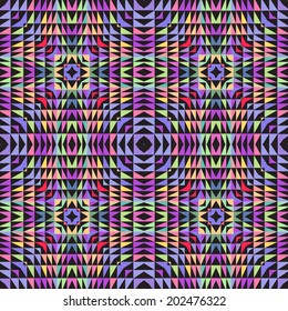 seamless vector pattern. vintage geometric wallpaper background. Illustration 