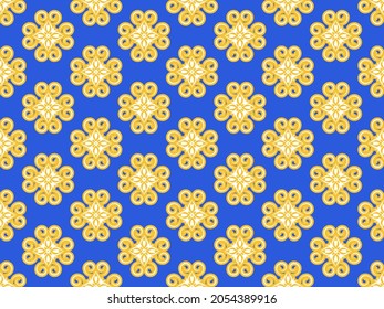 Seamless vector pattern with vintage ornate motif. Textile design with luxurious royal ornaments. Ethnic print for fabrics, paper, wallpaper, wrappers. 