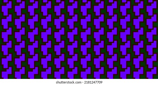 Seamless vector pattern. Violet, Purple, Blue. Abstract background pattern. Geometric ornamental style. Modern geometric motif. Colorful fabric design Squares Vivid Purple texture Simple Design 10 eps