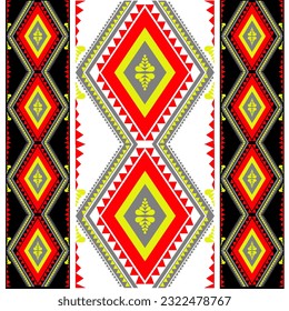 Seamless vector pattern for wallpaper backgrounds,fabric,carpet,batik,sarong style Thai .