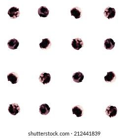 Seamless vector pattern with watercolor blots. Watercolor blots. Vector pattern