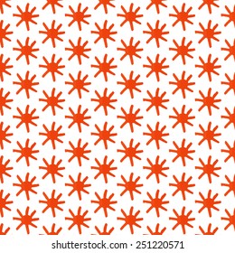 Seamless vector pattern watercolor sun 