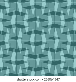 Seamless vector pattern with waves