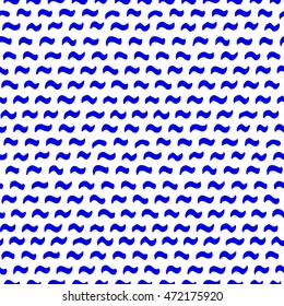 Seamless vector pattern with waves