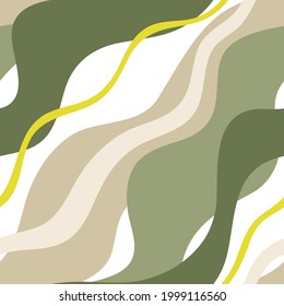 Seamless vector pattern with wavy lines