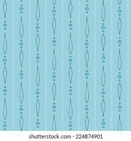 Seamless vector pattern. Winter theme in vintage style. Elegant background for your design. Seamless pattern can be used for wallpaper, pattern fills, web page background, surface and fabric textures.