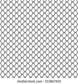 Seamless vector pattern of a wire netting.