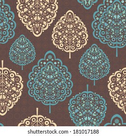 seamless vector pattern wish leaves