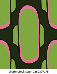 seamless vector pattern with women hygien items. fabric, wrapping paper, background, wallpaper, surface and textile design.  period ornament, menstruation clipart. hand drawn illustration. 