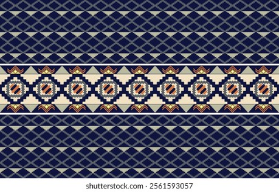 Seamless vector pattern For woven fabrics and Asian-style printed fabrics, use simple, 
elegant tones. Used for interior decoration, carpets, printing of various items.