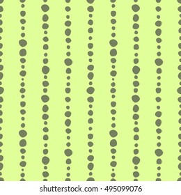 Seamless vector pattern. Yellow hand drawn endless background with ornamental decorative elements with ethnic, traditional motives. Series of Hand Drawn Ornamental Seamless vector Patterns