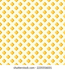 Seamless vector pattern of yellow rhomb for printing and wrapping 