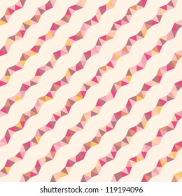 Seamless vector pattern with zig zags. Can be used in textiles, for book design, website background.