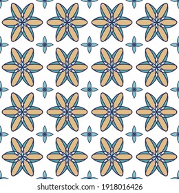 Seamless vector pattern.Background with geometric elements for fabric, paper, ceramic tiles, packaging