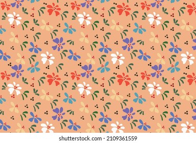 Patrón vectorial impecable.Diseño de moda para tejidos y fondos