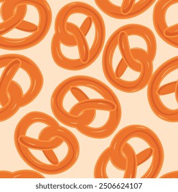 Seamless vector patterns with pastries. Food and products concept. Element for your design. For wrapping paper, prints, etc.